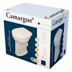 Стояща тоалетна с увеличена височина Camargue WC Plus 100, хоризонтално оттичане