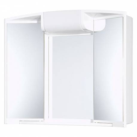 Шкаф за баня с огледало с осветление Jokey Angy, PVC