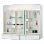 Шкаф за баня - огледало с осветление Jokey Topas Eco, PVC