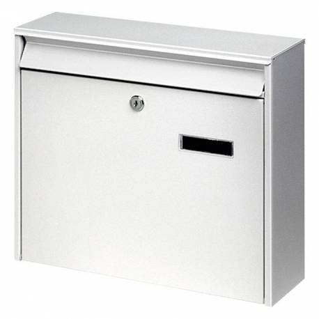 Пощенска кутия PM 44, поцинкована, бяла