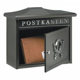 Imagén: Пощенска кутия Portaferm PM 88 - 34,5х4х20 см, тъмно сива