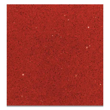 Огледален кварцов камък, червен, 30x30x0,8 см