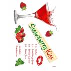 Декоративен стикер Komar Strawberry Kiss, 13 части, 100х70 см