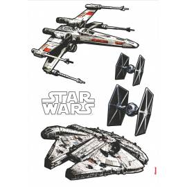 Декоративен стикер Komar Star Wars Spaceships, 5 части, 100х70 см
