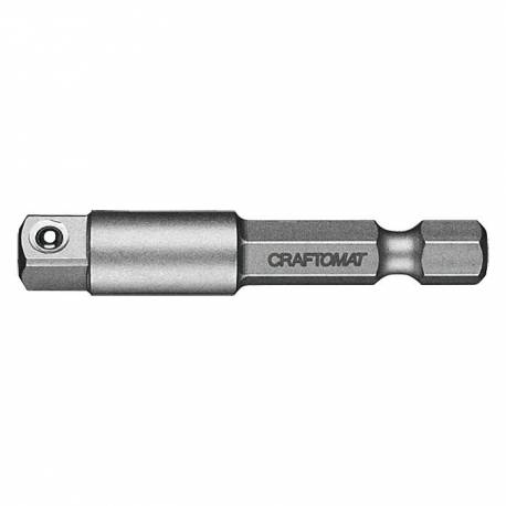 Държач за вложки за глух ключ Craftomat, ¼″, 50 мм