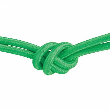 Текстилен кабел, зелен, 3x0,75 мм²
