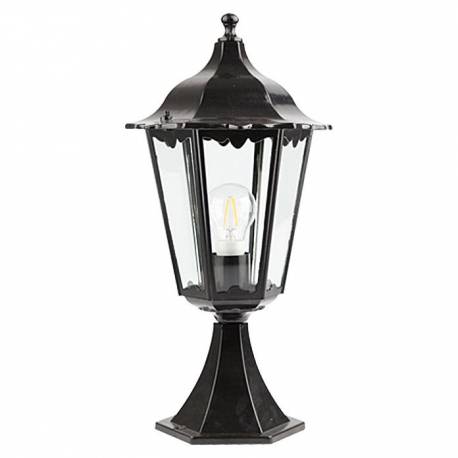 Градинска лампа, черна, 60 W