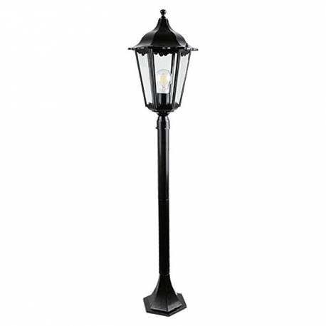 Градинска лампа, черна, 112,7 см, 60 W