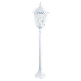Градинска лампа, бяла, 112,7 см, 60 W