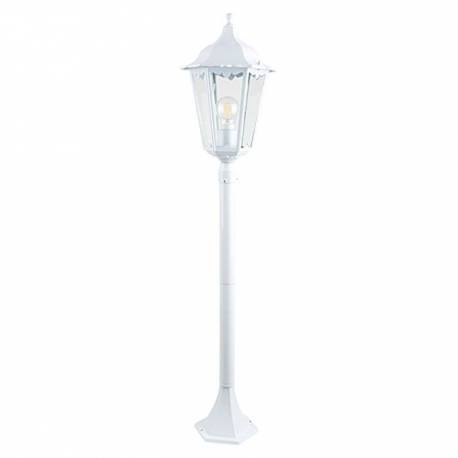 Градинска лампа, бяла, 112,7 см, 60 W