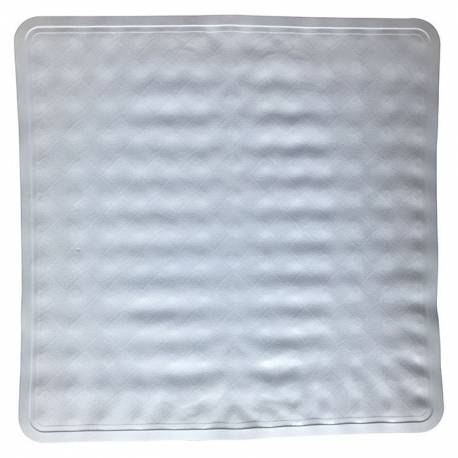 Постелка за душ, 55х54 см, бяла