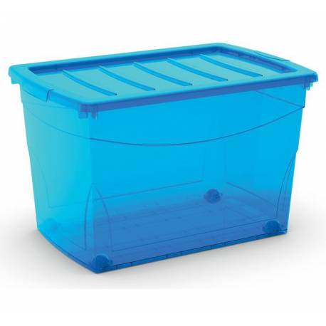 Кутия за съхранение Omni Box S, с капак, синя, 15 л