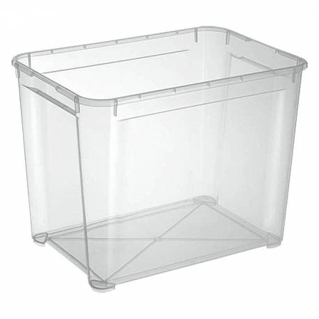 Кутия за съхранение Regalux Clear XL, прозрачна, 70 л