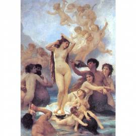 Картина La Nascita di Venere - Bouguereau, 60x80 см