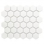 Мозайка Uni HX 085, бяла, мат, 32,5x28,1 см