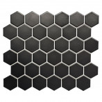 Мозайка Uni HX 095, черна, мат, 32,5x28,1 см