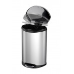 Кош за отпадъци с педал “SHELL“ - 6 литра - мат EKO