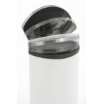 Кош за отпадъци с педал “SHELL“ - 10 литра - бял EKO