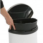 Кош за отпадъци с педал “SHELL“ - 30 литра - бял EKO