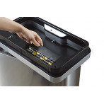 Сензорен кош за разделно събиране на отпадъци “MIRAGE“ - 2 х 20 литра - мат EKO