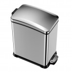 Кош за събиране на отпадъци с педал “NEW REJOICE“ - 8 литра - мат EKO