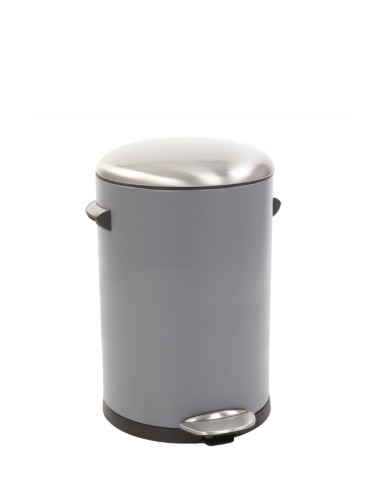 Кош за отпадъци с педал  “BELLE DELUXE“- 12 литра - сив EKO
