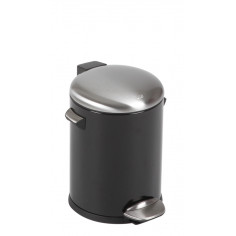 Кош за отпадъци с педал  “BELLE DELUXE“- 5 литра - черен EKO