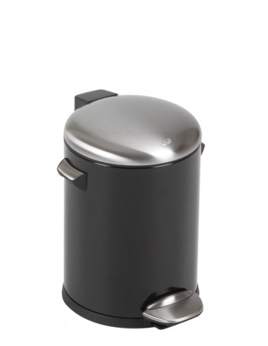 Кош за отпадъци с педал  “BELLE DELUXE“- 5 литра - черен EKO