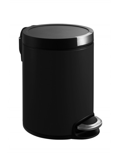 Кош за отпадъци с педал “ARTISTIC“ - 5 литра - черен EKO