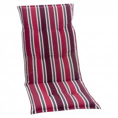 Възглавница за висок стол, червено рае - 117x49x6 см