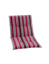 Възглавница за стол с ниска облегалка, червено рае - 98x49x6 см