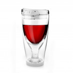 Тристенна охлаждаща чаша за вино с капак “ICE VINO 2GO“ - 300 мл - ASOBU