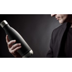 Двустенна термо бутилка с вакуумна изолация “CENTRAL PARK“ - 500 мл - цвят черен/мед - ASOBU