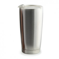 Двустенна термо чаша с вакуумна изолация “GLADIATOR“ - 600 мл - цвят сребрист - ASOBU