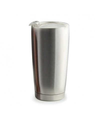 Двустенна термо чаша с вакуумна изолация “GLADIATOR“ - 600 мл - цвят сребрист - ASOBU