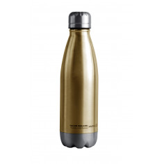 Двустенна термо бутилка с вакуумна изолация “CENTRAL PARK“ - 500 мл - цвят златиста/сребриста - ASOBU