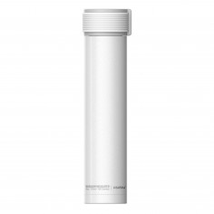 Двустенна термо бутилка с вакуумна изолация “SKINNY MINI“ - 230 мл - цвят бял - ASOBU