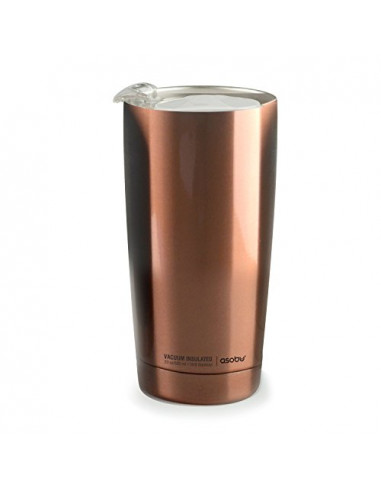 Двустенна термо чаша с вакуумна изолация “GLADIATOR“ - 600 мл - цвят мед - ASOBU