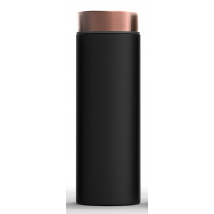 Двустенна термо бутилка с вакуумна изолация “LE BATON“ - 500 мл - цвят черен/мед - ASOBU