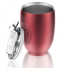 Двустенна термо чаша с вакуумна изолация “IMPERIAL“ - 300 мл - цвят червен - ASOBU