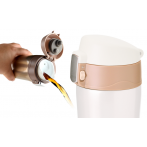 Двустенен термос с вакуумна изолация “DIVA“ - 450 мл - цвят розов - ASOBU