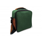 Термоизолираща чанта за храна с 2 джоба - зелен цвят - Vin bouquet