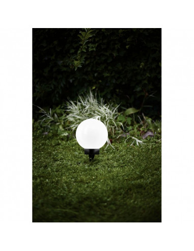 Соларна лампа 4х0,06 бяла топка Ф200 + колче