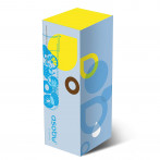 Бутилка за течности с инфузер за плодове “FLAVOUR IT 2 GO“ - 600 мл - цвят графит - ASOBU