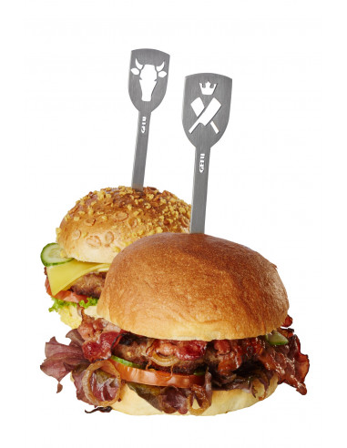 Комплект от 2 бр. шишчета за хамбургери или месо “TORRO“ - бик и брадва - GEFU