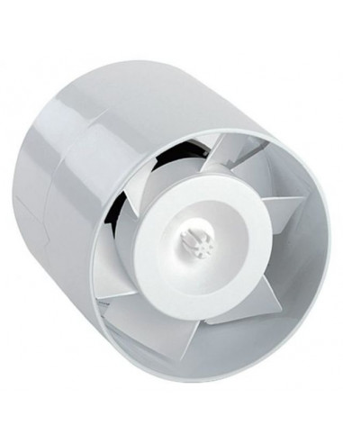 Тръбен вентилатор, Ø125 мм, бял