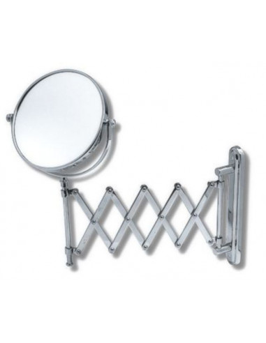 Козметично огледало за стенен монтаж, Ø150 мм