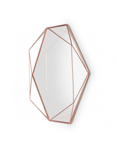 Огледало за стена “PRISMA“ - цвят мед - umbra