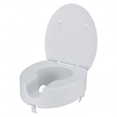 Тоалетна седалка с увеличена височина, бяла, 10 см