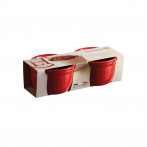 Комплект 2 броя керамични купички / рамекини "RAMEKINS SET N°9" - цвят червен - EMILE HENRY